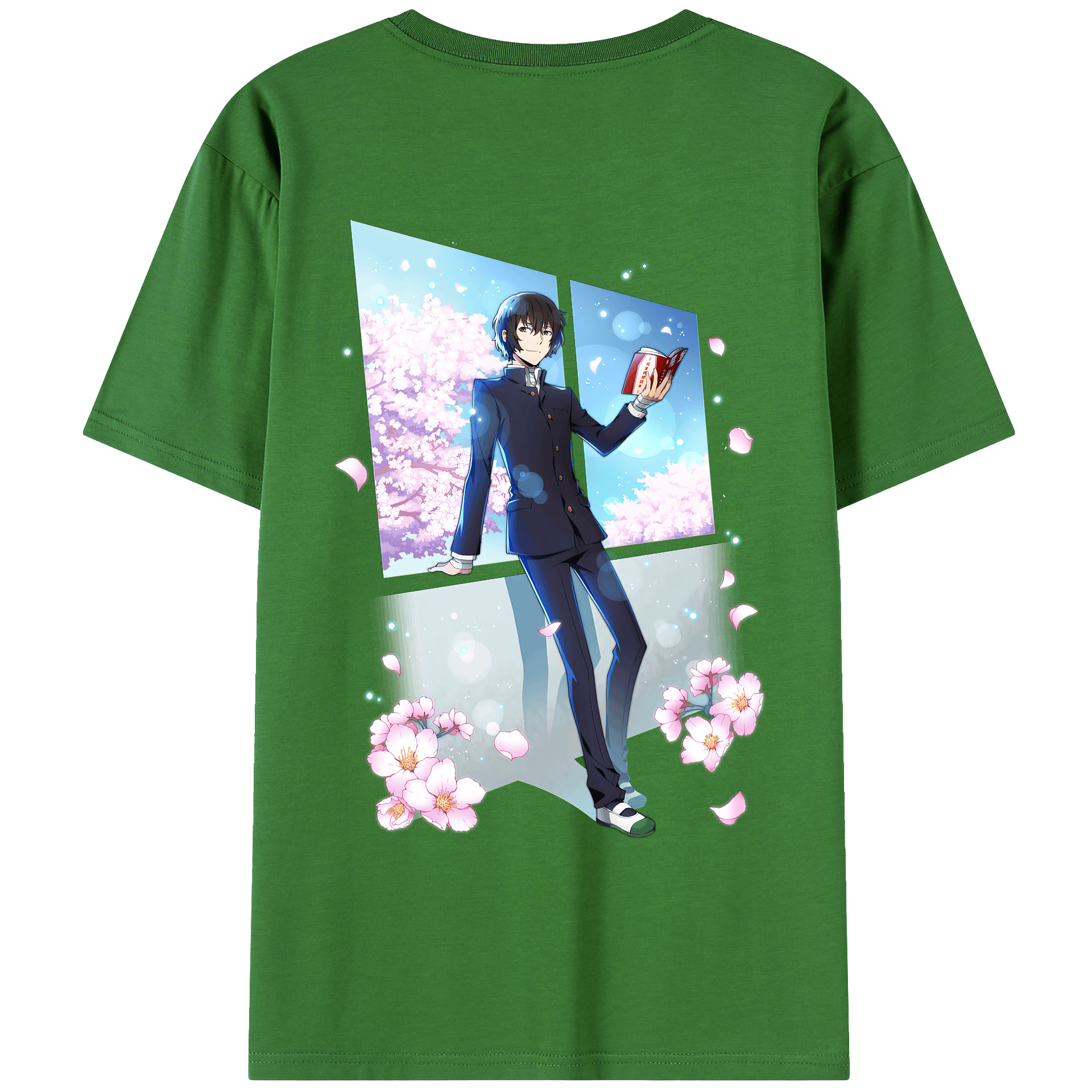 （画像用） 文豪ストレイドッグス Bungo Stray Dogs レディース半袖Tシャツ(バックプリント)